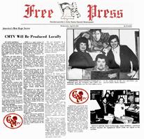 Nashville Banner & Hendersonville Free Press CMT(V) launch story 1983